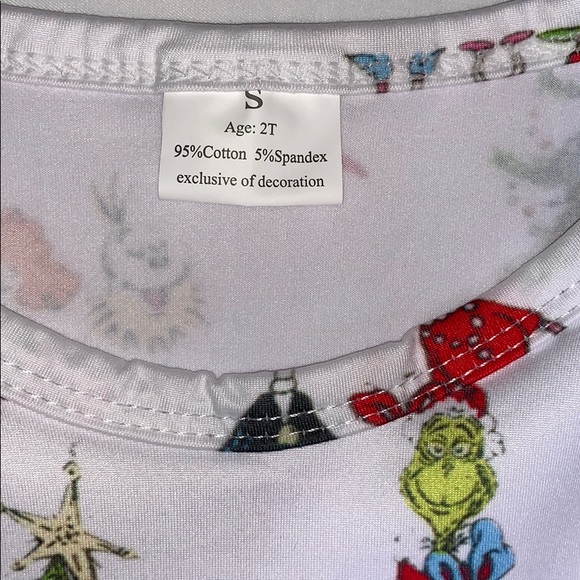 NEW Grinch Whoville Christmas Dress & Pants 4T - Picture 8 of 8